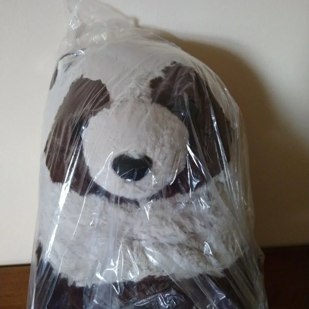 Tan and Dark Brown Raccoon Stuffed Animal Plush New in Original Bag - Picture 2 of 5